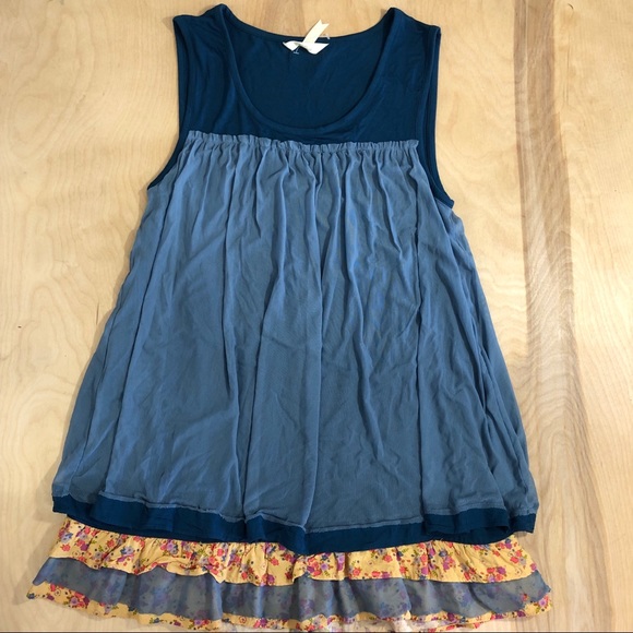 Matilda Jane Tops - Matilda Jane Tank with Floral detail!